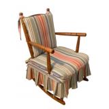 Vintage Wood Rocker - 23 x 32 x 36