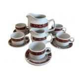 13 Steelite Tea Set