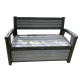 Hard Plastic Storage Bench - 52 x 24 x 36