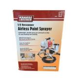 Krause & Becker Airless Paint Sprayer, 5/8HP w/Box