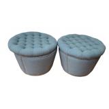 2 Storage Ottomans - 23 x 16