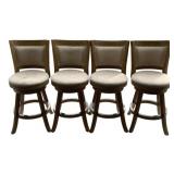 4 Swivel Chairs - 39 x 18.5 x 18