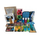 Lot of Assorted Items - Crayons, Makeup & More
