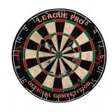 League Pro Dart Board w/ Darts - 18" Round