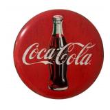Coca-Cola Metal Sign - 15" round