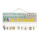 Wood Sign Sock Hanger - 33 x 17