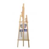 Wood Easel w/ Art Supplies - 66 x 21