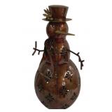 Copper Snowman - 20.5" Tall