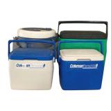 4 Coleman Coolers