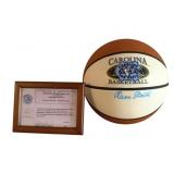 UNC Dean Smith Signed Basketball w/ COA