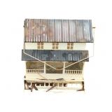 Metal Outdoor Birdhouse Decoration - 13 x 13 x 12