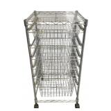 Metal Rolling Rack Stand - 18 x 18 x 37