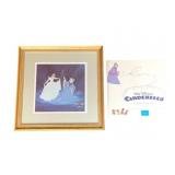 Framed Disney Print w/ COA - 14 x 14
