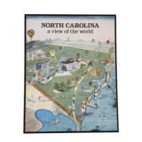 North Carolina Framed Print - 22 x 28