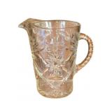 Glass Pitcher - 9" Tall