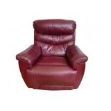 Leather Rocker/Recliner Lay-Z-Boy - 39 x 34 x 42