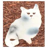 Metal Cat Decoration - 15" Tall