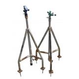 2 Metal Sprinklers - 34" Tall