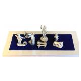 Pewter Nativity Set - Not Complete - 5 x 10.5