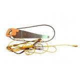 Lot of Assorted Items - Lamp, Saw