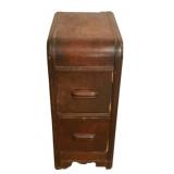 Vintage Art Deco Waterfall Nightstand