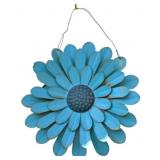 Metal Flower Wall Art - 14" Round