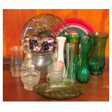 Lot of Assorted Vases, Plates & More