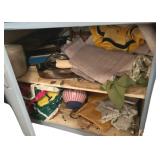 Cabinet Lot of Assorted Items