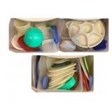 3 Drawer Lots of Assorted Plastic Ware