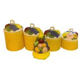 5pc Canister Set - 7.5" - 10" Tall