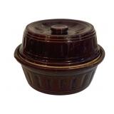 Vintage Stoneware Dutch Oven - 9 x 7