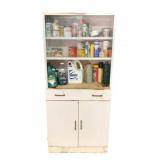 Cabinet w/ Contents - 31 x 18 x 66