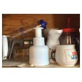 Cabinet Lot of Assorted Items