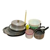 Lot of Assorted Pots & Pans & More