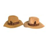 2 Duke Hats - Size 6 3/4, 6 7/8