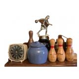 Lot of Assorted Items - Clock, Decor & More