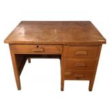 Vintage Wood Desk - 30 x 42 x 30