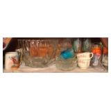 Lot of Assorted Glass Items