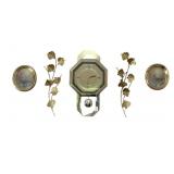 Lot of Assorted Wall Art w/ Heirloom Clock