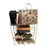 Metal Rack w/ Contents - 28 x 9 x 32