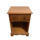 Wood Nightstand - 16 x 14 x 23