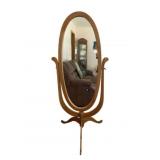 Oval Cheval Floor Mirror - 28 x 24.5