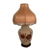Vintage Porcelain Ginger Jar Lamp - 28" Tall