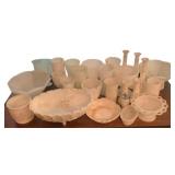 Lot of Assorted Milk Glass Items
