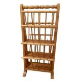 Wooden Magazine Rack - 30 x 14 x 13