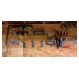 Group Lot of Assorted Clamps