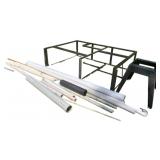 Lot of PVC Pipe w/ Shelf - 128 inches