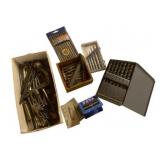 Group Lot of Assorted Drill Bits & Allen Wrenches