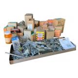 Lot of Machine Screws and Hinges