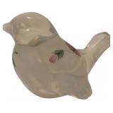Handpainted and Signed Fenton Bird